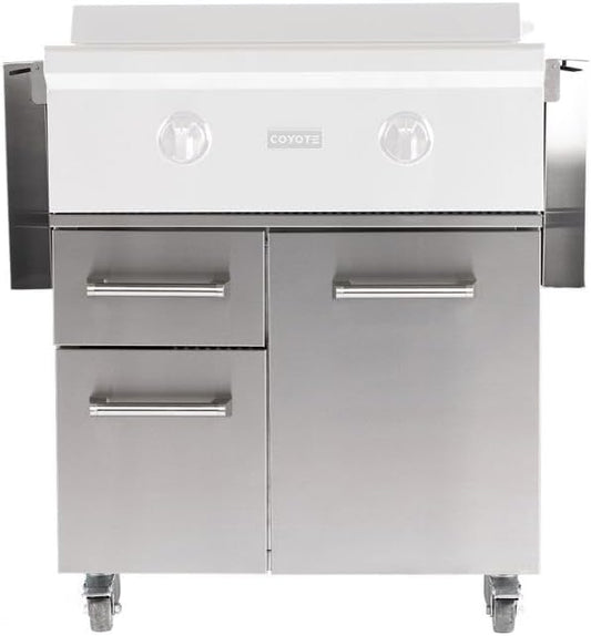 Coyote 30" Grill Cart for Flat Top Grill