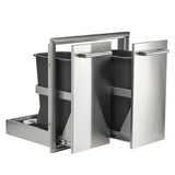 Coyote 26" Pull-Out Trash and Recycle - C3-TC