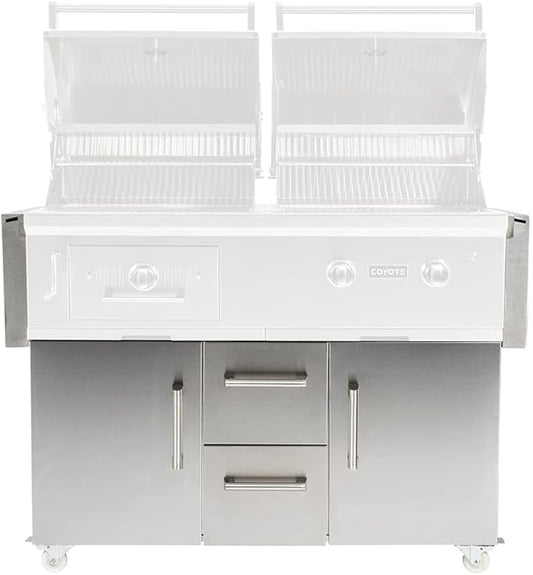 Coyote 50" Grill Cart for Hybrid Grills