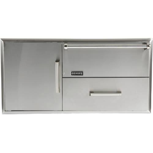 Coyote Combo Drawer - Warming Drawer, Storage Drawer, and Single Access Door
