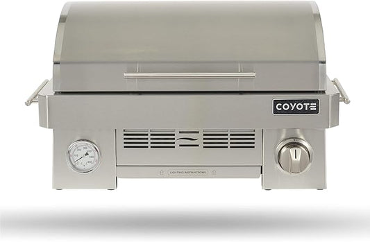 Coyote 25" Portable Grill, 1-Burner, Ceramic, LP