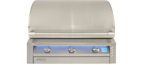 Alfresco Intelligent Professional 36" Built-In Grill AIPG-36 - 828 Sq In, 3 Burners, 304 Stainless Steel with Rotisserie