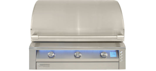 Alfresco Intelligent Professional 36" Built-In Grill AIPG-36 - 828 Sq In, 3 Burners, 304 Stainless Steel with Rotisserie