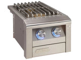 Alfresco Intelligent Professional 14" Built-In Double Side Burner AIPGSB-2 - 40,000 BTU, 2 Burners, 304 Stainless Steel with LumaTouch Lighting