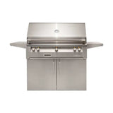 Alfresco ALXE 42" Freestanding Cart Grill ALXE-42C - 3 Burners, 304 Stainless Steel with Rotisserie
