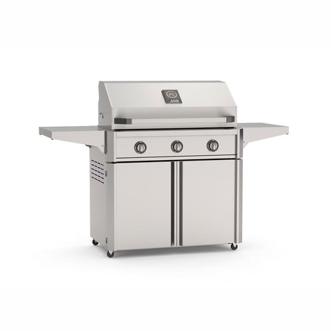 American Outdoor Grills T-Series 36" Freestanding Cart Grill AOG36TN/TP - 3 Burners, 50,000 BTUs, 304 Stainless Steel