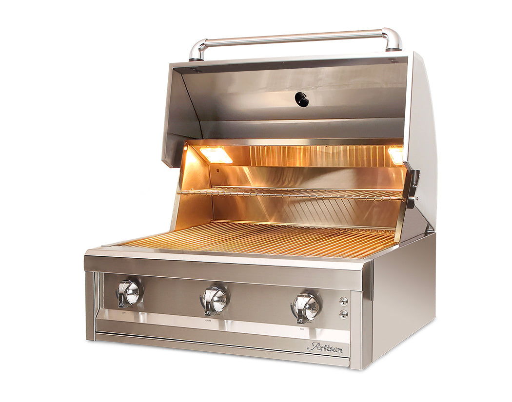 Artisan Series 32-inch built-in gas grill ART-32 with three burners in 304 stainless steel