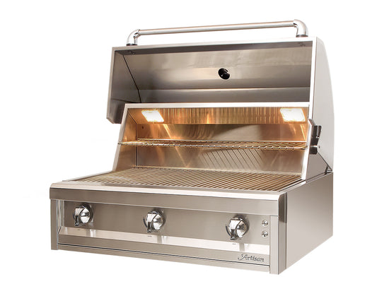 Artisan Series 36" Built-In Grill ART-36 - 3 Burners, 818 Sq In, 304 Stainless Steel