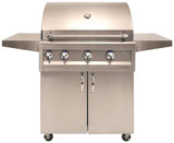 Artisan Series 32-inch freestanding cart gas grill ART-32C with three burners in 304 stainless steel