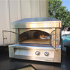 Alfresco 30" Countertop Gas Pizza Oven AXE-PZA - 456 Sq In, 1,000°F, 35,600 BTU, 304 Stainless Steel with Ceramic Hearth