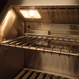 Alfresco 36" Built-In Gas Grill ALXE-36 with 3 Accufire Burners, Integrated Smoker & EZ-Lift Hood