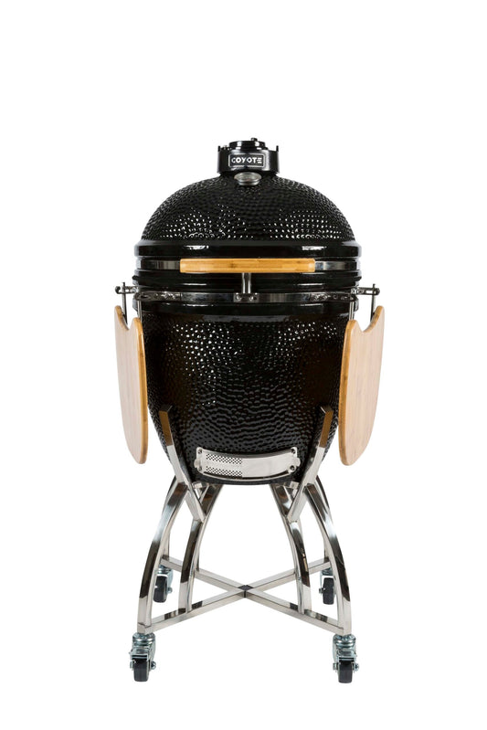 Coyote Asado Smoker with Stand & Side Shelves