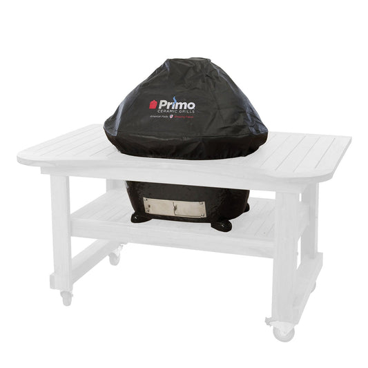 Primo grill cover for all Oval ceramic grills in built-in outdoor kitchen installations