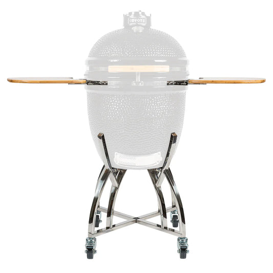 Coyote Asado Smoker Stand & Side Shelves - Grill Accessory