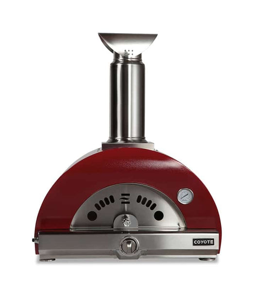 Coyote 30" Hybrid Multi-Fuel Pizza Oven Red