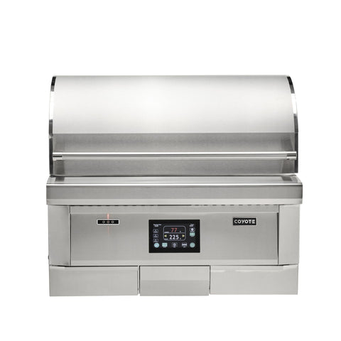 Coyote Next-Gen 36" Built-In Pellet Grill C2P36 - 808 Sq In, 175-700F Digital Control