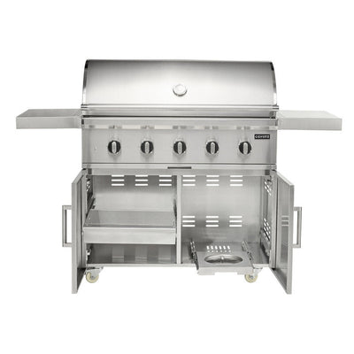 Coyote CL-Series 42" Freestanding Grill Cart - C3C42 + C3S42CT