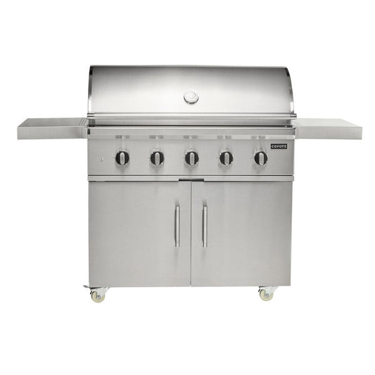 Coyote CL-Series 42" Freestanding Grill Cart - C3C42 + C3S42CT