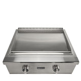 Coyote 30" Flat Top Built-In Natural Gas Griddle - C3FTG30NG