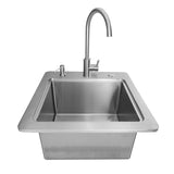 Coyote 21" Sink with Faucet, Drain and Soap Dispenser C3SINKF21