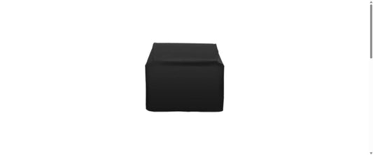 TrueFlame 25-inch black fitted fabric cover for freestanding grill cart