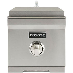 Coyote 15,000 BTU Single Side Burner with Removable Lid