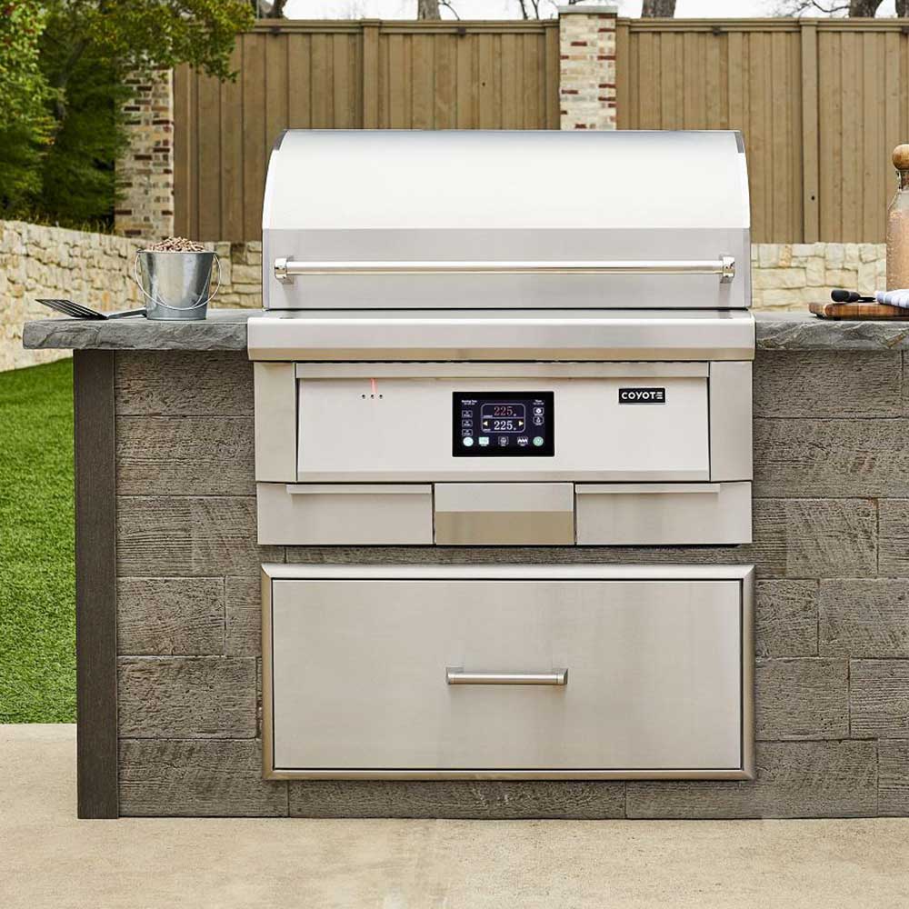 Coyote 28" Built-In Pellet Grill