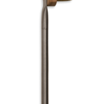 A small thumbnail of a Coyote long-handled grill cleaning brush shown upright, with a wooden handle and bristle head, on a transparent background