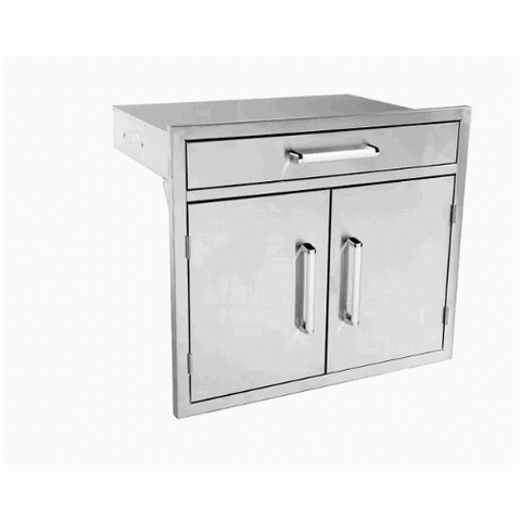 Bonfire 30" x 26" Double Door and Single Drawer Combo CBADDSD - 304 Stainless Steel