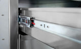 American Made Grills 18-inch deluxe 2-drawer — drawer glide and interior detail