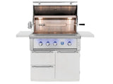 American Made Grills Estate Freedom 36" Gas Freestanding Cart Grill EST36-FR + CART-EST36 - 3 Burners, 90,000 BTUs, 920 Sq In, 304 Stainless Steel