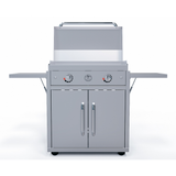 Le Griddle GFCART75 cart and 75 Series griddle with the lid closed