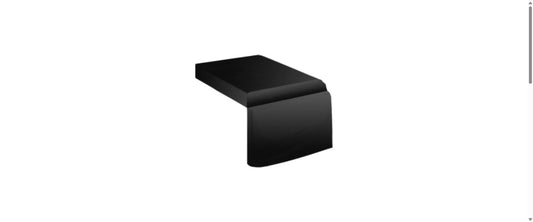 TrueFlame black fitted fabric cover for double side burner