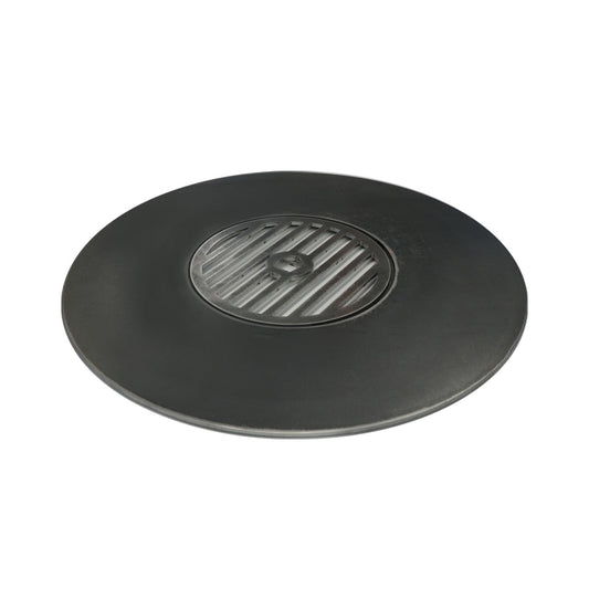 Primo stainless steel griddle for Primo Round ceramic kamado grill, flat-top cooking surface