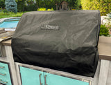 Alfresco premium woven PVC leather grill cover for 30-inch built-in grill