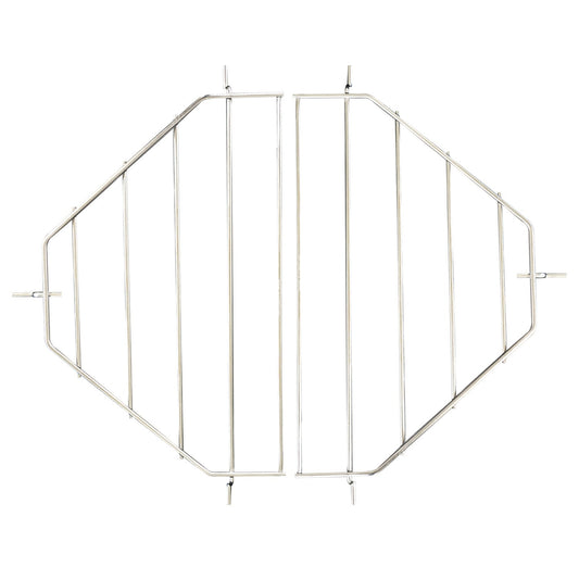 Primo 2-piece heat deflector and drip pan rack for Oval Junior ceramic charcoal grill