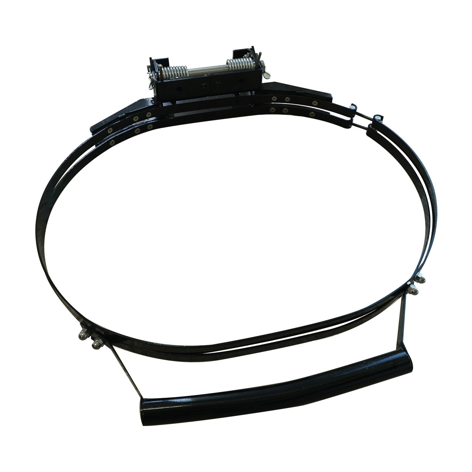 Primo pre-2015 hinge and handle kit for Oval X-Large ceramic grill, with hinge bands and handle
