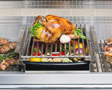 Alfresco AIC-POD indirect roasting pod drop-in accessory with drip pan