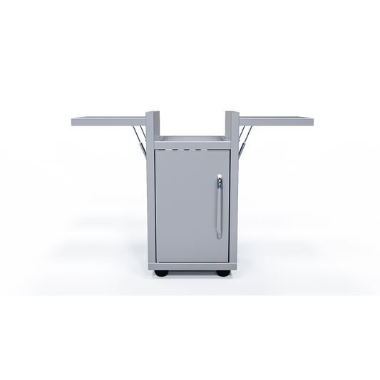 Le Griddle GFCART40 cart with both folding side shelves extended to 47 inches of working width