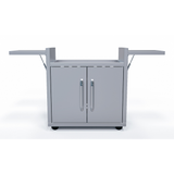 Le Griddle GFCART75 cart with both folding side shelves extended to 60-3/4 inches wide