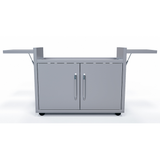 Le Griddle GFCART105 cart from the side, 34 inches high and 17-1/4 inches deep