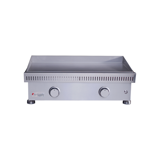 Le Griddle Commercial Series 75 built-in gas griddle, model OML75C3, in 304 stainless steel