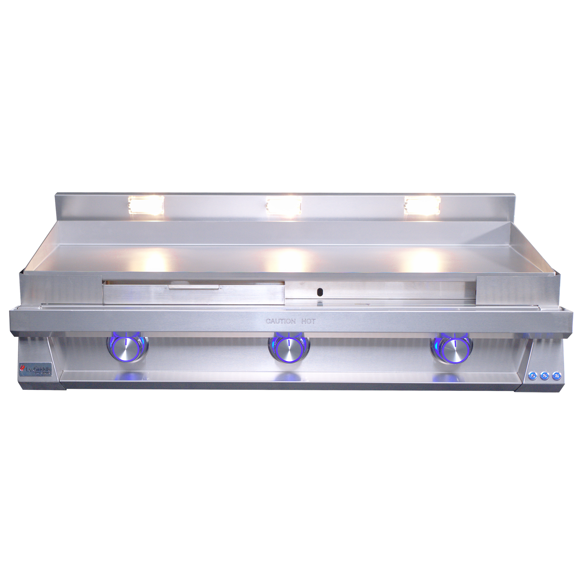Le Griddle Pro Series 105 OML105P3 built-in gas griddle, Texas Sea Glass matte finish