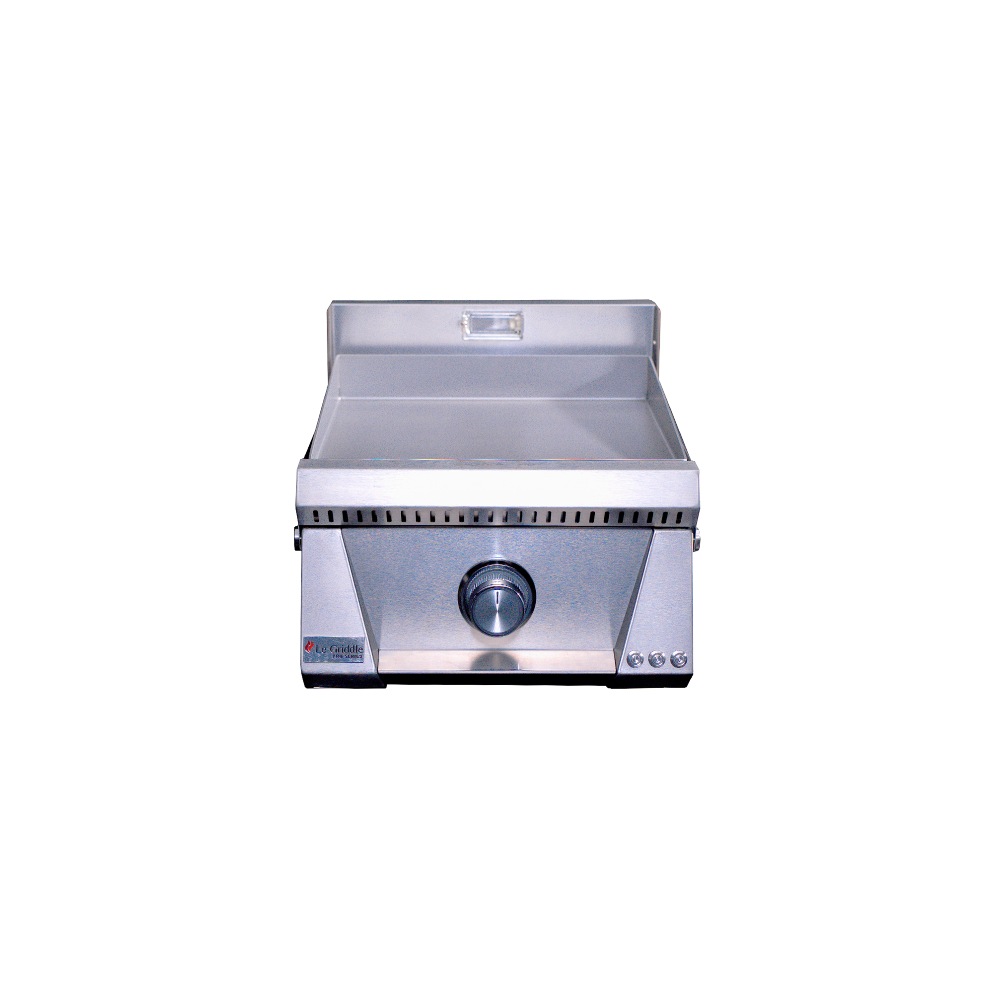 Le Griddle Pro Series 40 OML40P3 showing its 3mm 304 stainless cooking plate