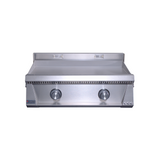 Le Griddle Pro Series 75 OML75P3 showing its 3mm 304 stainless cooking plate