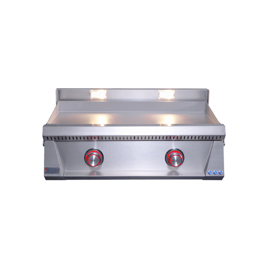 Le Griddle Pro Series 75 OML75P3, two U-shape stainless burners for 18,000 BTU