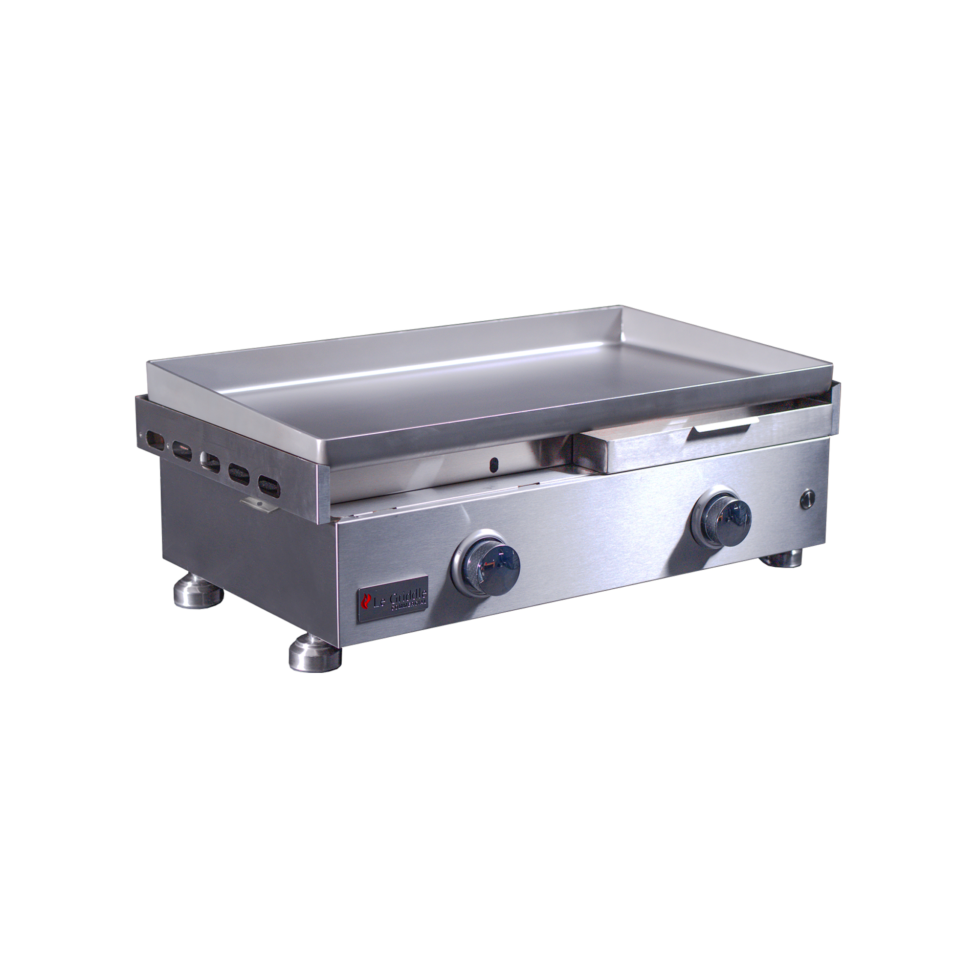 Le Griddle Commercial Series 75 OML75C6, two U-shape stainless burners for 18,000 BTU
