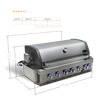 Mont Alpi 44" 805 Built-In Grill