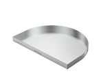 Primo half drip pan for Oval X-Large ceramic grill, catches drippings during indirect cooking