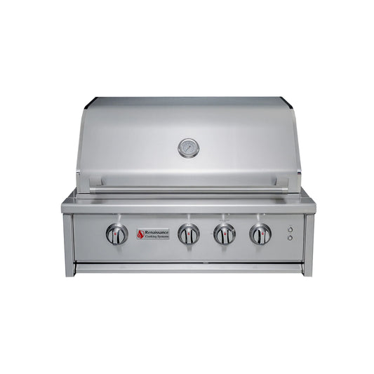 RCS 30" Cutlass Elite Built-In Grill W/ Rear Burner & Color-Changing LEDs CEG30